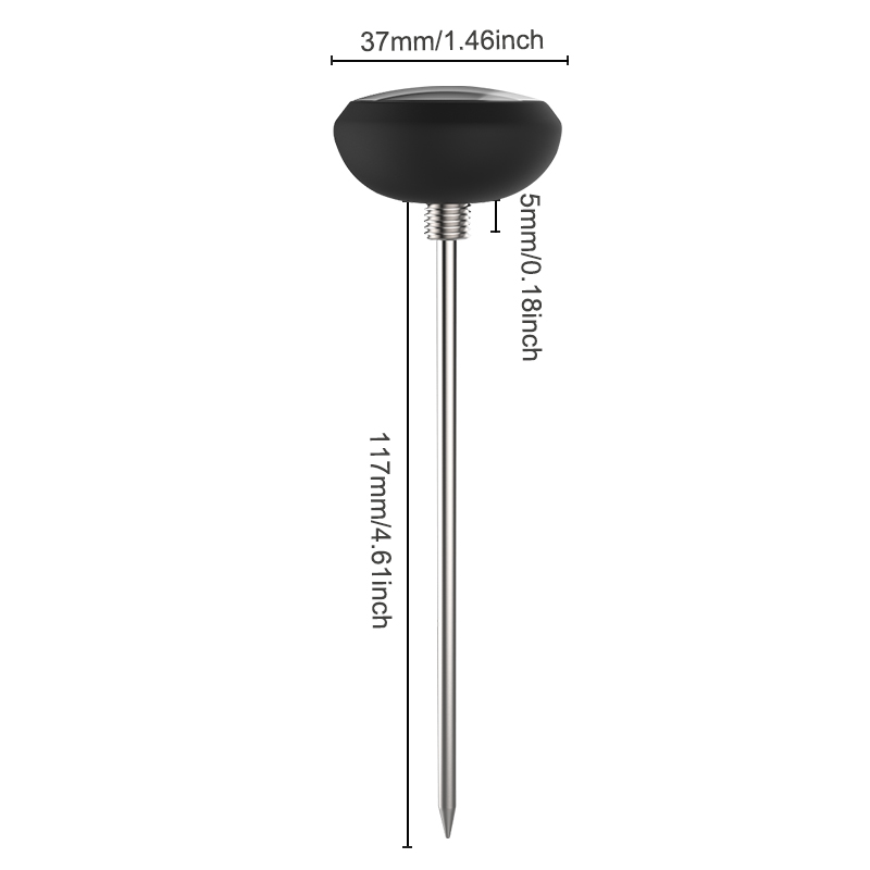 Stainless Steel Dial Thermometer Home Kitchen Use Pocket Clip Instant Read Measuring Milk Water Cooking Temperatures Household