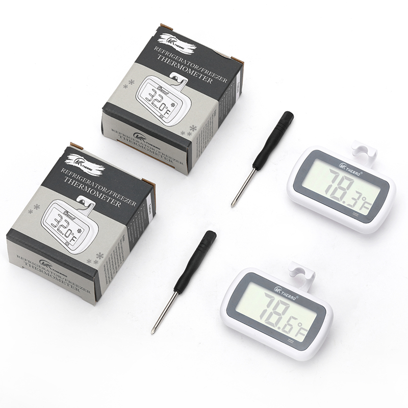 High Precision Digital alarm high & low temperature setting Waterproof Refrigerator Freezer Thermometer