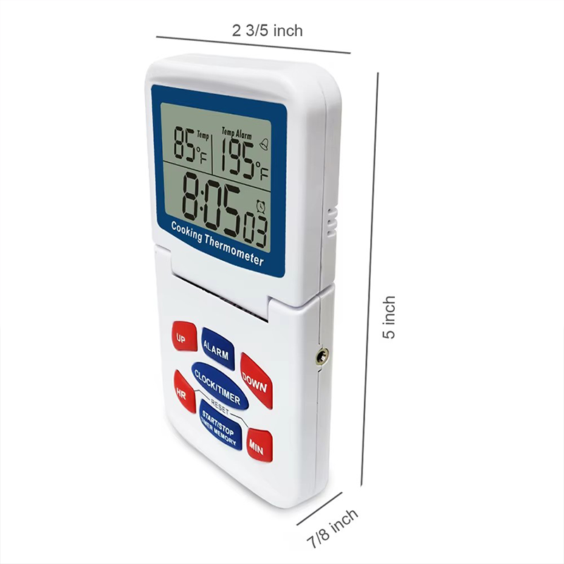 Digital Multipurpose Plastic Meat Fast Home Cooking Outdoor Kitchen BBQ Food Temperature Testing Convenient Household Tool