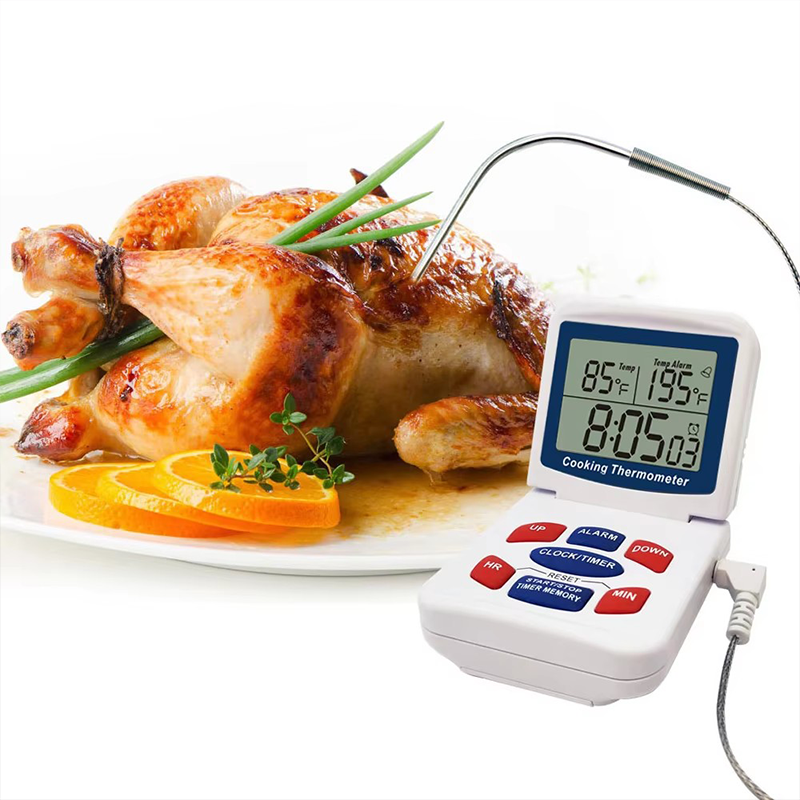 Digital Multipurpose Plastic Meat Fast Home Cooking Outdoor Kitchen BBQ Food Temperature Testing Convenient Household Tool