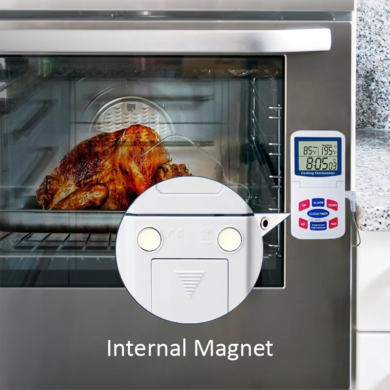 Digital Multipurpose Plastic Meat Fast Home Cooking Outdoor Kitchen BBQ Food Temperature Testing Convenient Household Tool