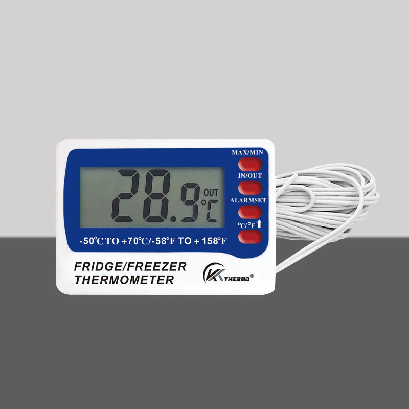 Hot Selling Digital Freezer Thermometer with Magnet Alarm Function Refrigerator Thermometer Digital Freezer Thermometer