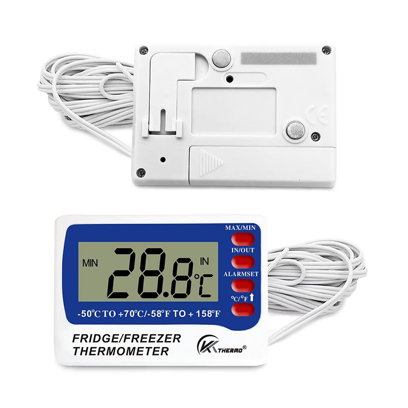 Hot Selling Digital Freezer Thermometer with Magnet Alarm Function Refrigerator Thermometer Digital Freezer Thermometer