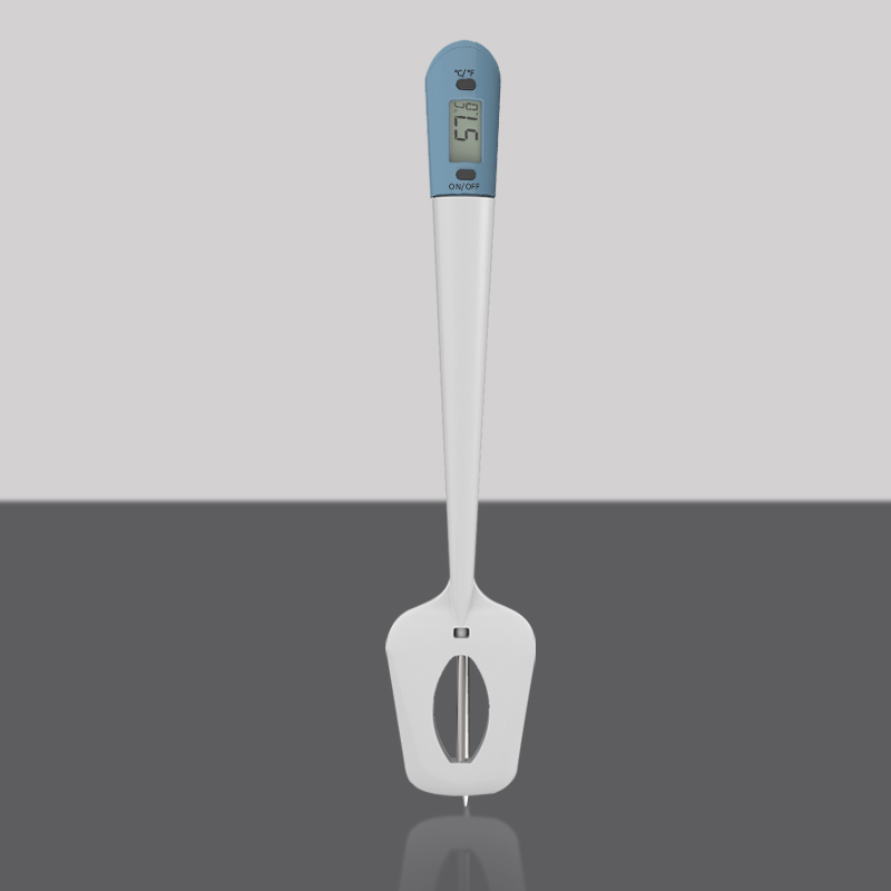 Digital LCD display silicone spatula thermometer for chocolate cooking thermometer digital spatula thermometer