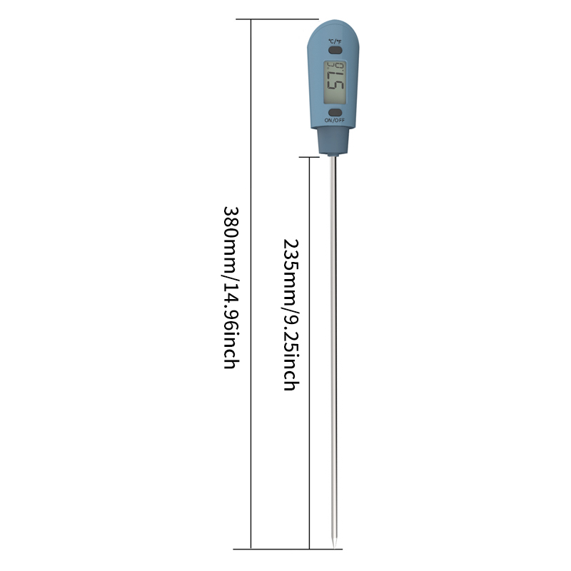 Digital LCD display silicone spatula thermometer for chocolate cooking thermometer digital spatula thermometer