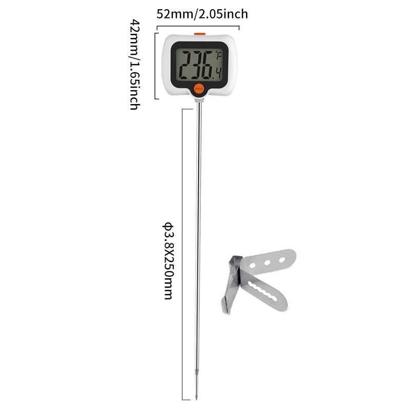 Digital Cooking Thermometer Set Essential BBQ Meat Utensils for Household Kitchen Use