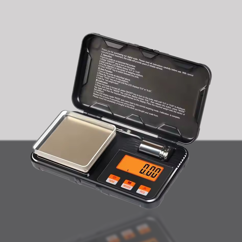 Mini Digital Pocket Scale 6 Units Tare with Clip for Jewelry and Coffee Weight Measurement Battery Powered