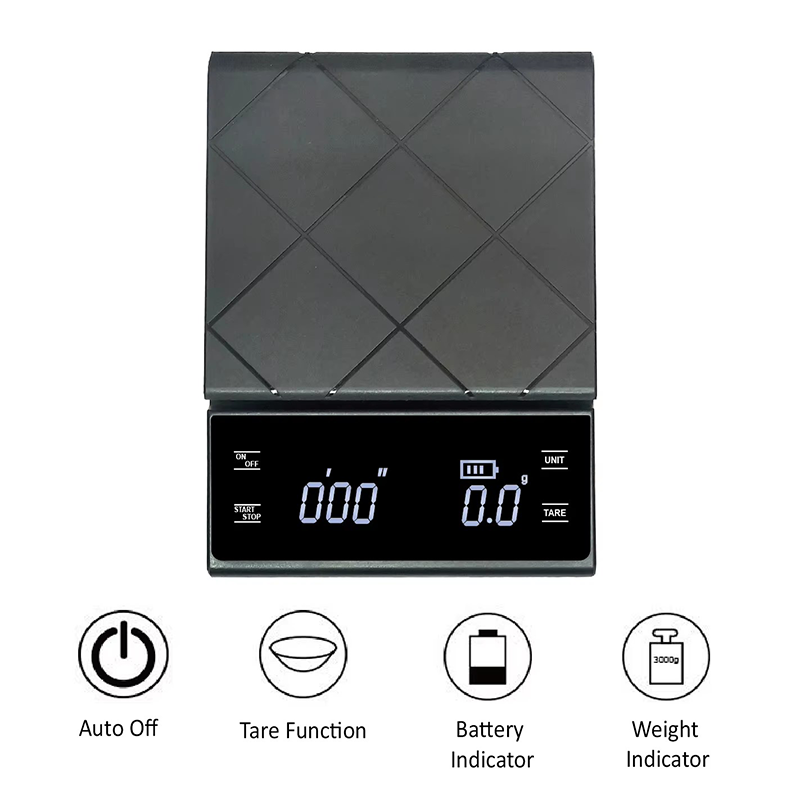 Weighing Scale Coffee Tea Kitchen 3000G Stainless Steel Mini Scale