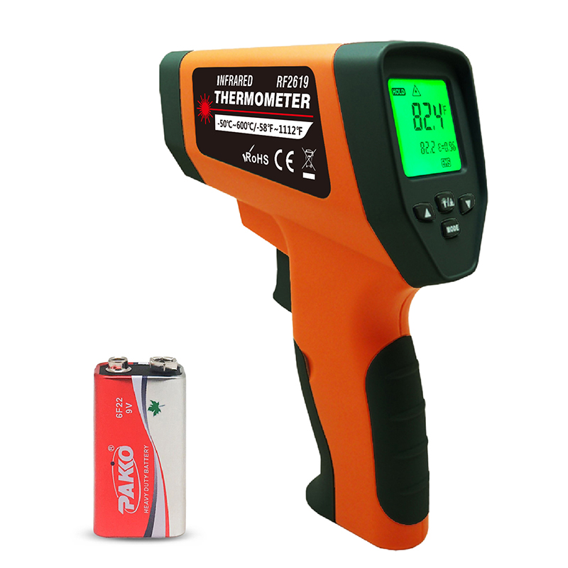Industrial Thermometer infrared Laser thermometer with LCD Display infrared thermometer