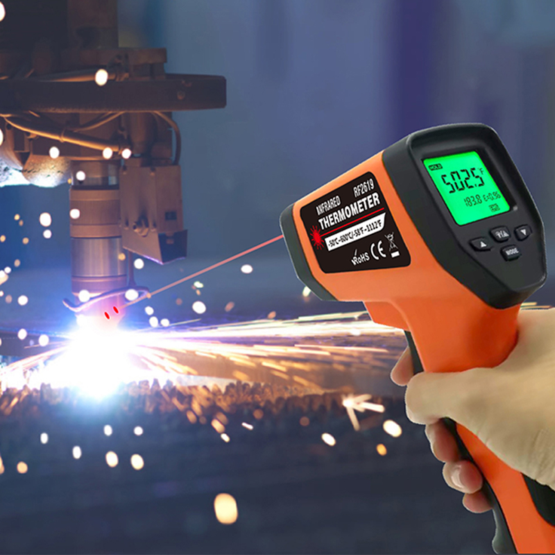 Industrial Thermometer infrared Laser thermometer with LCD Display infrared thermometer