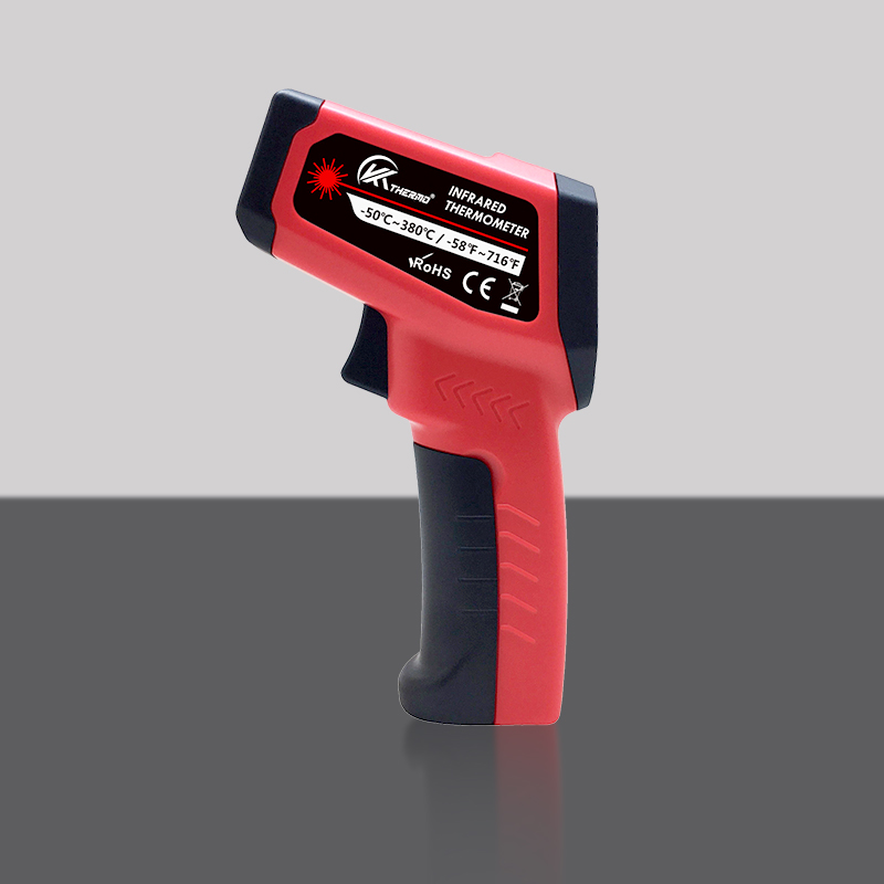 High-Temperature Digital LCD Infrared Plastic Kitchen Thermometer Non-Contact Baking Temperature Display Cooking Household Use