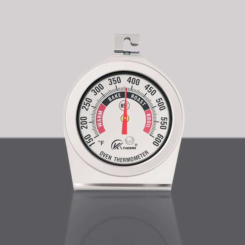 Stainless Steel Dial Oven Thermometer with Hook Panel Base Fast Delivery Monitoring Grill Oven Smoker Instant Read Kitchen Use
