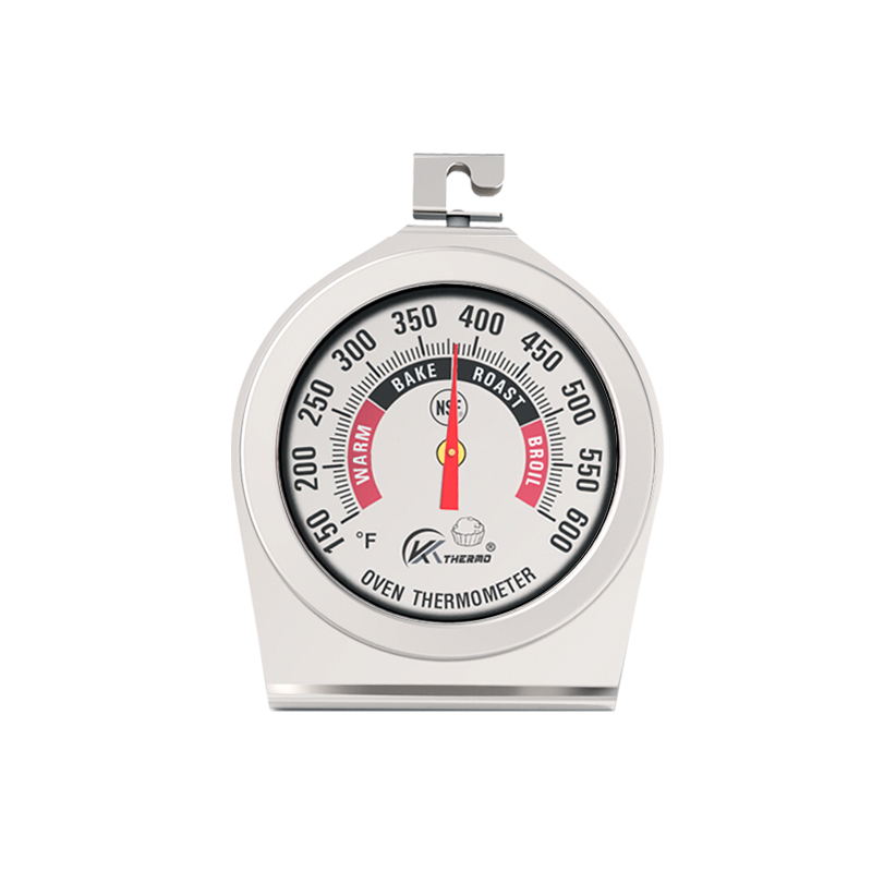 Stainless Steel Dial Oven Thermometer with Hook Panel Base Fast Delivery Monitoring Grill Oven Smoker Instant Read Kitchen Use