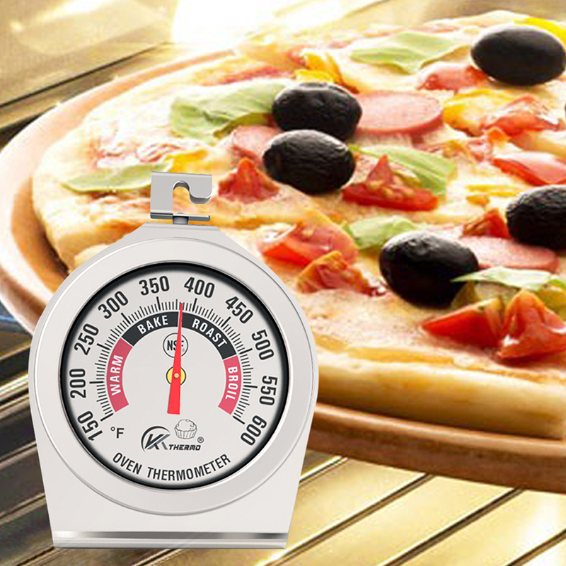 Stainless Steel Dial Oven Thermometer with Hook Panel Base Fast Delivery Monitoring Grill Oven Smoker Instant Read Kitchen Use