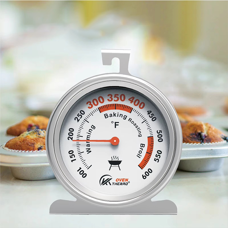 Smart Waterproof Metal Digital Oven Thermometer for Barbecue Kitchen Household Dial Display Temperature Meter Cooking Home Use